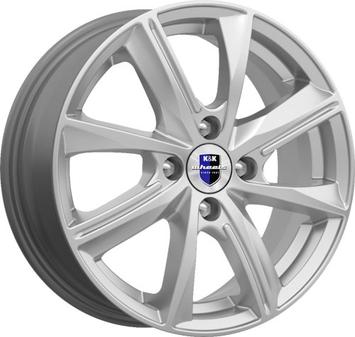 Диски K&K Арнар 6x15 4x100 ET40 dia 67,1 сильвер SK - 1