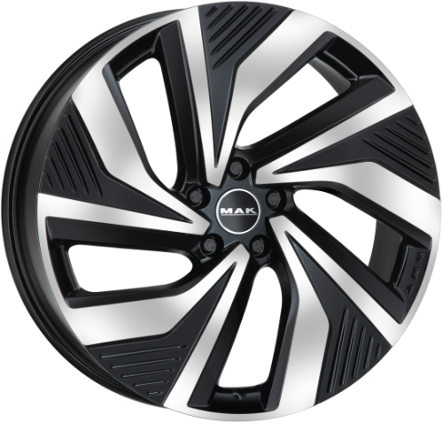 Диски MAK Electra 8x20 5x112 ET45 dia 57,1 black mirror - 1