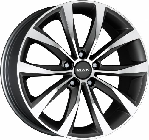 Диски MAK Wolf 7,5x18 5x112 ET51 dia 66,6 gun metallic mirror - 1