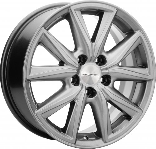 Диски Khomen Wheels KHW1706 (RAV4) 7x17 5x114,3 ET39 dia 60,1 G-silver - 1