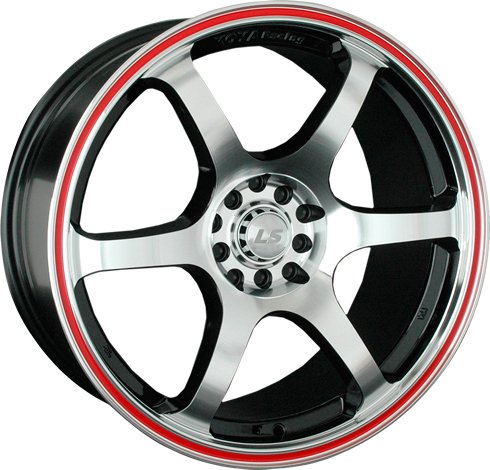 Диски LS wheels 544 8,5x18 5x100 ET40 dia 73,1 BKFRL - 1