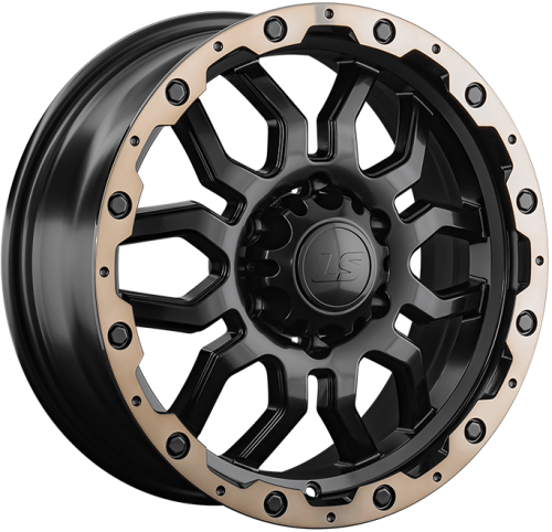 Диски LS wheels 1285 7,5x17 6x139,7 ET35 dia 100,1 BKS+BZSL - 1