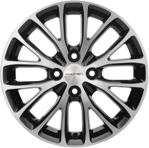 Диски Khomen Wheels KHW1506 (Rio/Solaris) 6x15 4x100 ET46 dia 54,1 black-FP - 1
