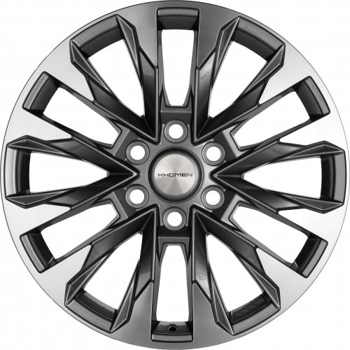 Диски Khomen Wheels KHW2010 (LC 300) 8x20 6x139,7 ET60 dia 95,1 gray-FP Россия - 1