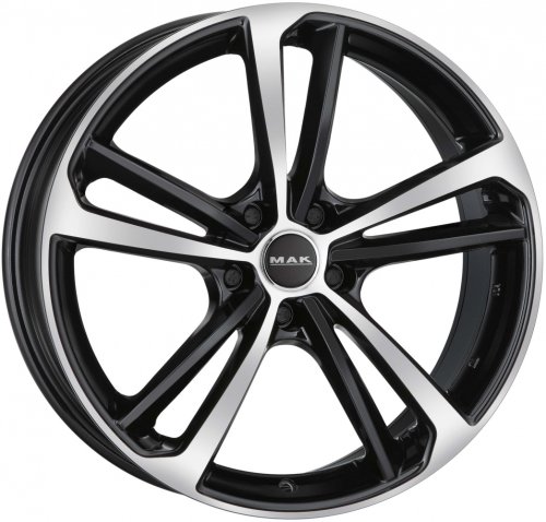 Диски MAK Nurburg 8,5x21 5x112 ET33 dia 66,6 black mirror - 1