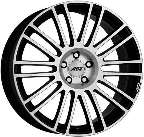 Диски AEZ Strike 8x18 5x112 ET40 dia 70,1 black polished - 1