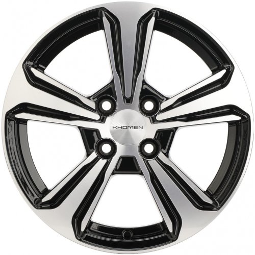 Диски Khomen Wheels KHW1502 (Nexia) 6x15 4x100 ET45 dia 56,6 black-FP - 1