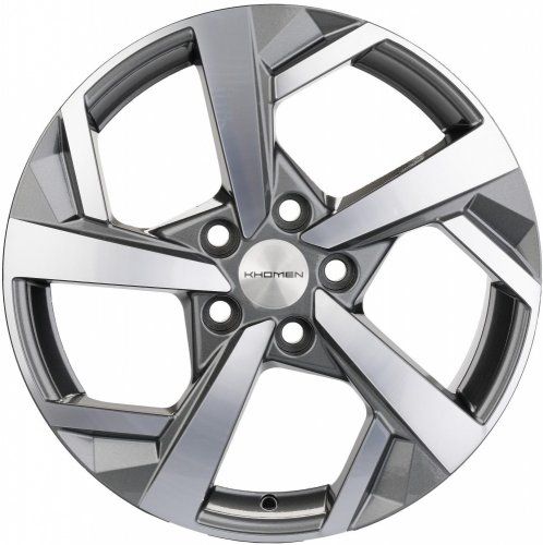 Диски Khomen Wheels KHW1712 (Qashqai) 7x17 5x114,3 ET40 dia 66,1 gray-FP Россия - 1