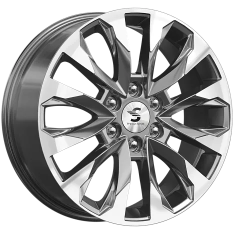Диски K&K Premium Series КР007 Haval H9 8x20 6x139,7 ET42 dia 75,1 diamond gloss graphite - 1