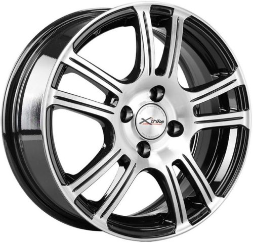 Диски X trike X-105М 6x15 4x100 ET45 dia 54,1 BK/FP Россия - 1