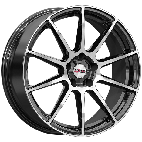 Диски iFree Uno Винзор 7x18 5x108 ET33 dia 60,1 блэк джек - 1
