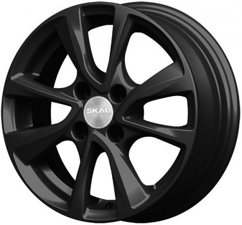 Диски Скад Ницца 5,5x14 4x100 ET35 dia 67,1 черный бархат Россия - 1