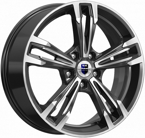 Диски K&K Karrera Light 7x18 5x114,3 ET38 dia 67,1 алмаз черный Россия - 1
