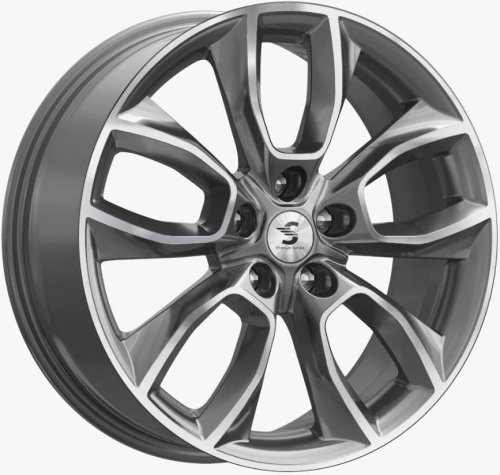 Диски K&K Premium Series КР001 (18_Outlander) 7x18 5x114,3 ET38 dia 67,1 diamond gloss graphite Россия - 1