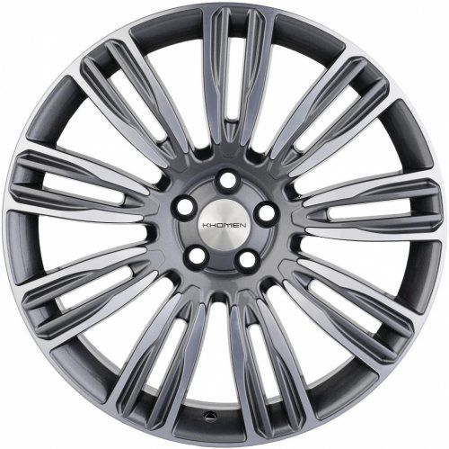 Диски Khomen Wheels KHW2004 (SantaFe) 8,5x20 5x114,3 ET48 dia 67,1 gray-FP - 1