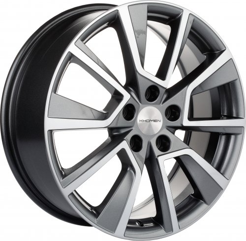 Диски Khomen Wheels KHW1802 (RAV4) 7x18 5x114,3 ET35 dia 60,1 gray-FP - 1