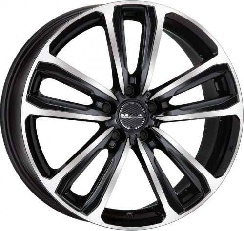 Диски MAK Magma 7x18 5x114,3 ET45 dia 76 black mirror - 1