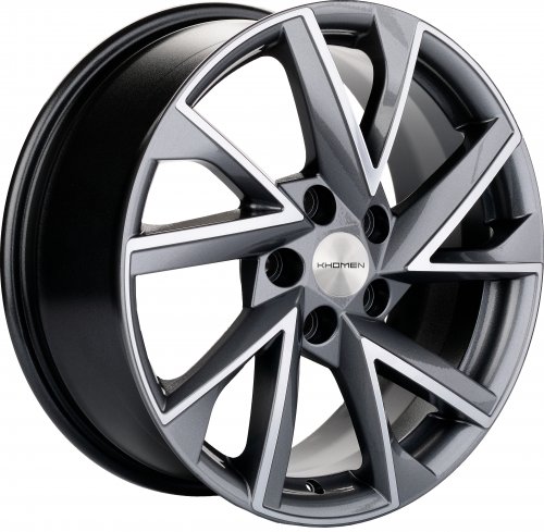 Диски Khomen Wheels KHW1714 (X-Trail) 7x17 5x114,3 ET45 dia 67,1 gray-FP Россия - 1