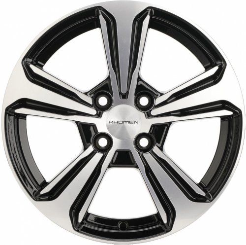 Диски Khomen Wheels KHW1502 (Solaris I) 6x15 4x100 ET48 dia 54,1 black-FP Россия - 1