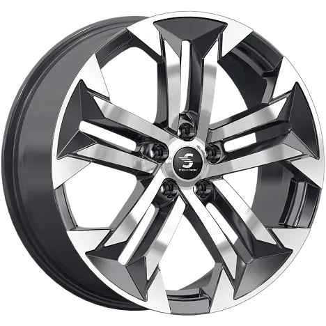 Диски K&K Premium Series КР015 EXEED TXL/VX 7,5x19 5x108 ET36 dia 65,1 diamond black gris - 1