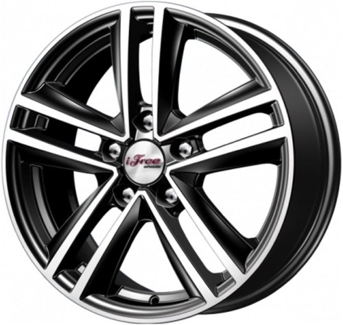 Диски iFree Катар 6,5x16 5x114,3 ET40 dia 66,1 блэк джек - 1
