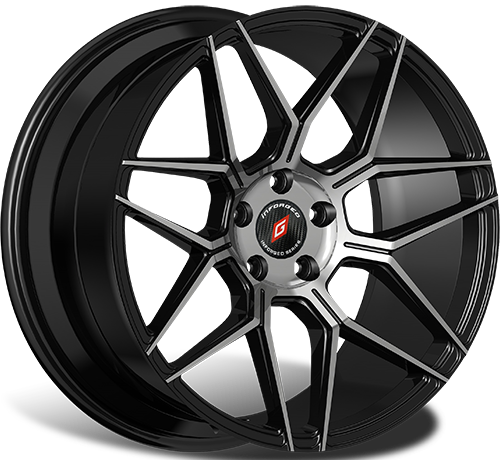 Диски Inforged IFG38 8x18 5x108 ET45 dia 63,3 black machined - 1