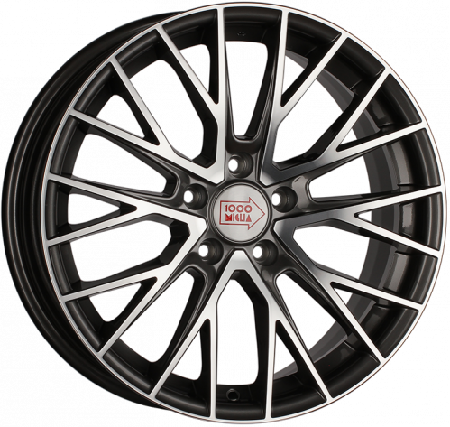 Диски 1000 Miglia MM1009 8x18 5x108 ET40 dia 63,3 dark anthracite polished - 1