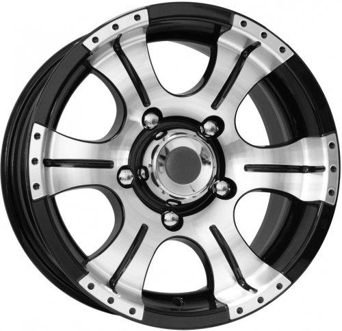 Диски K&K Байконур 7x15 5x139,7 ET20 dia 108,5 алмаз черный - 1