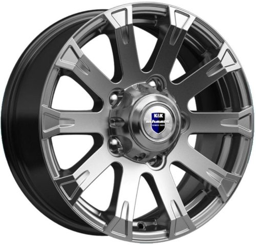 Диски K&K Байкал 7x16 5x139,7 ET35 dia 98 дарк платинум Россия - 1
