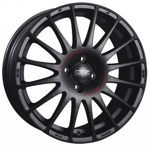 Диски OZ Racing Superturismo GT 8x18 5x112 ET35 dia 75 matt black + red lettering - 1