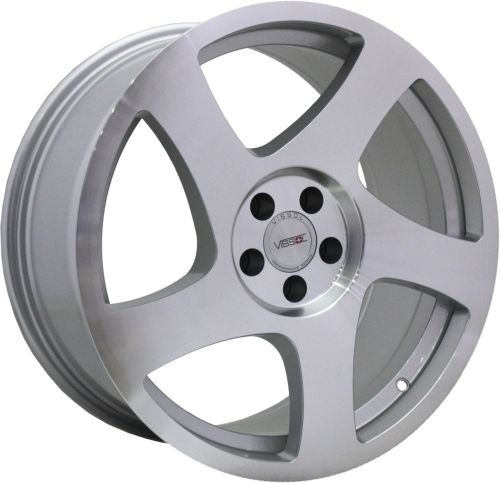 Диски Vissol V-006 8,5x18 5x112 ET35 dia 66,6 silver polished - 1