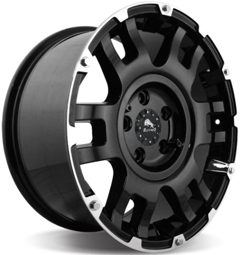 Диски Buffalo BW-004 9x20 6x139,7 ET18 dia 106,1 gloss black machined face - 1