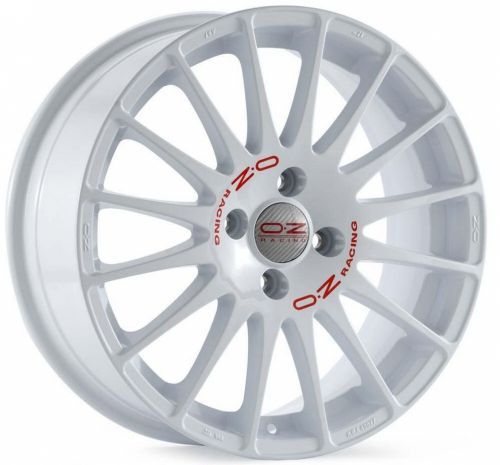 Диски OZ Racing Superturismo WRC 7x17 5x114,3 ET45 dia 75 white + red lettering - 1