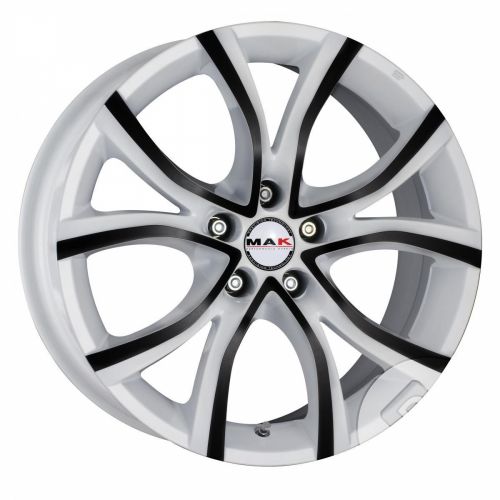 Диски MAK Nitro 7,5x17 5x112 ET42 dia 76 anod white black - 1