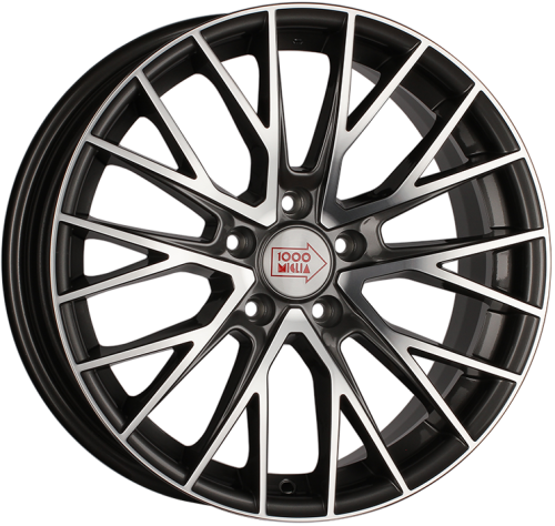 Диски 1000 Miglia MM1009 8x18 5x112 ET35 dia 66,6 dark anthracite polished - 1