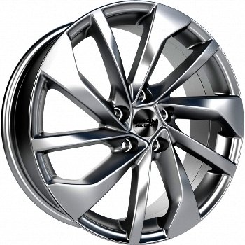 Диски Скад Оригинал Nissan (X-Trail KL-276) 7x18 5x114,3 ET45 dia 66,1 грей Россия - 1