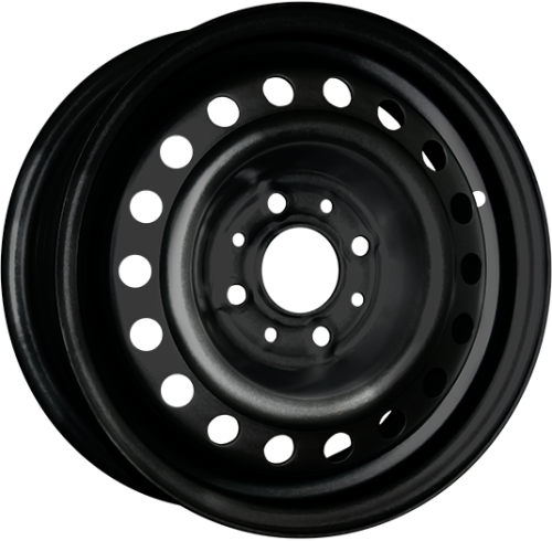 Диски Trebl 53B35B P (16 отв) LADA 2110-2112, 1117-1119 5,5x14 4x98 ET35 dia 58,6 Black - 1