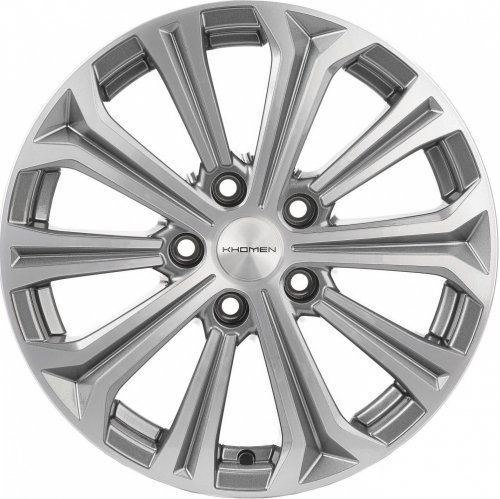 Диски Khomen Wheels KHW1610 (Optima) 6,5x16 5x114,3 ET41 dia 67,1 gray-FP - 1