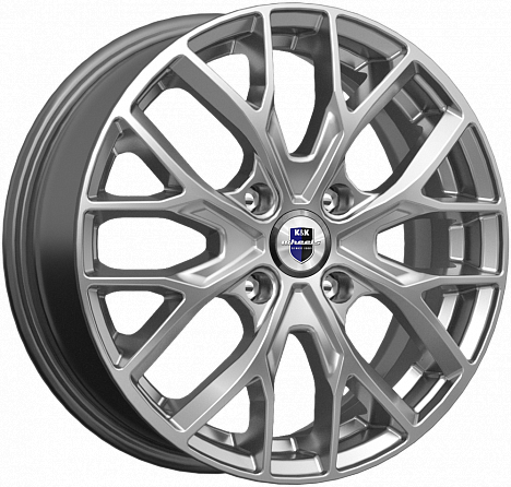 Диски K&K Лилиом 6x16 4x100 ET37 dia 60,1 дарк платинум Россия - 1
