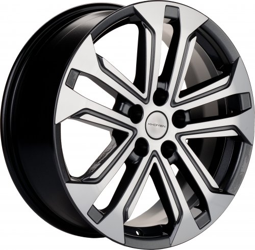 Диски Khomen Wheels KHW1803 (Jolion) 7x18 5x114,3 ET37 dia 66,5 gray-FP Россия - 1