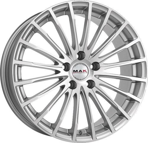 Диски MAK Fatale 7,5x17 5x112 ET43 dia 76 silver - 1