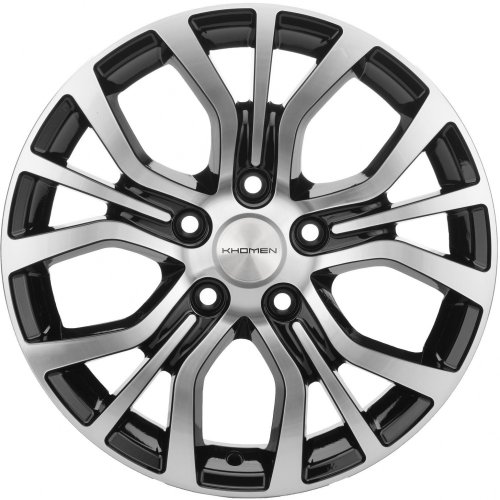 Диски Khomen Wheels KHW1608 (Actyon) 6,5x16 5x112 ET40 dia 66,6 black-FP - 1