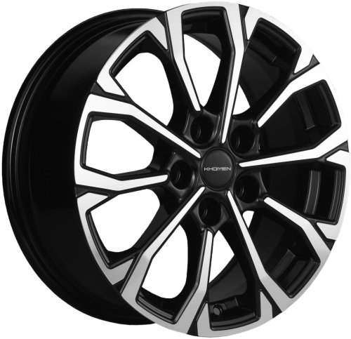 Диски Khomen Wheels KHW1605 (Huyndai/Kia) 6,5x16 5x114,3 ET50 dia 67,1 black-FP - 1