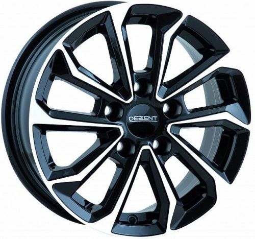 Диски Dezent KS black polished 7x17 5x112 ET38 dia 70,1 black full polished - 1