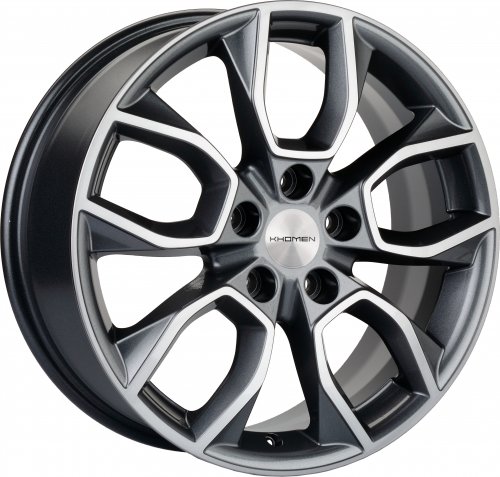 Диски Khomen Wheels KHW1713 (CX-5) 7x17 5x114,3 ET45 dia 67,1 gray-FP Россия - 1