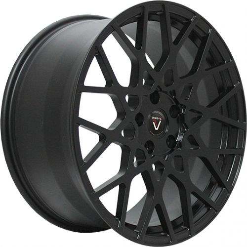 Диски Vissol F-677 8,5x18 5x100 ET45 dia 57,1 matte black кованный - 1