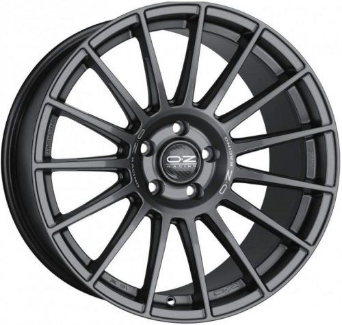Диски OZ Racing Superturismo Dakar 10x20 5x130 ET48 dia 71,6 matt graphite + silver lettering - 1