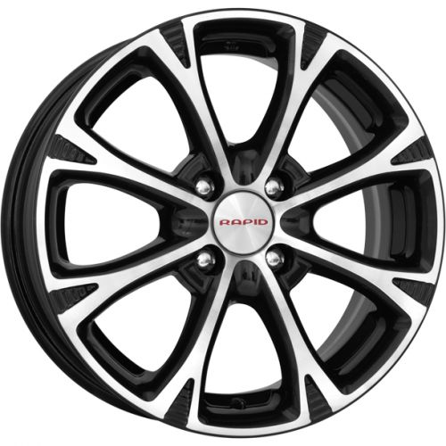 Диски K&K Блюз 6x15 4x108 ET23 dia 65,1 алмаз черный Россия - 1