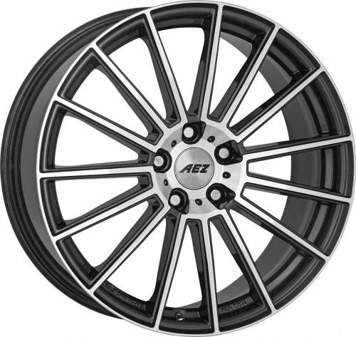 Диски AEZ Steam 8x19 5x108 ET45 dia 63.3 anthracite polished - 1