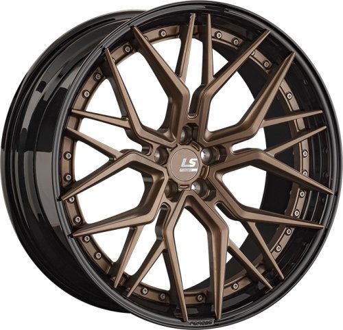 Диски LS Forged FG35 10x22 5x112 ET18 dia 66,6 BZ/BK - 1
